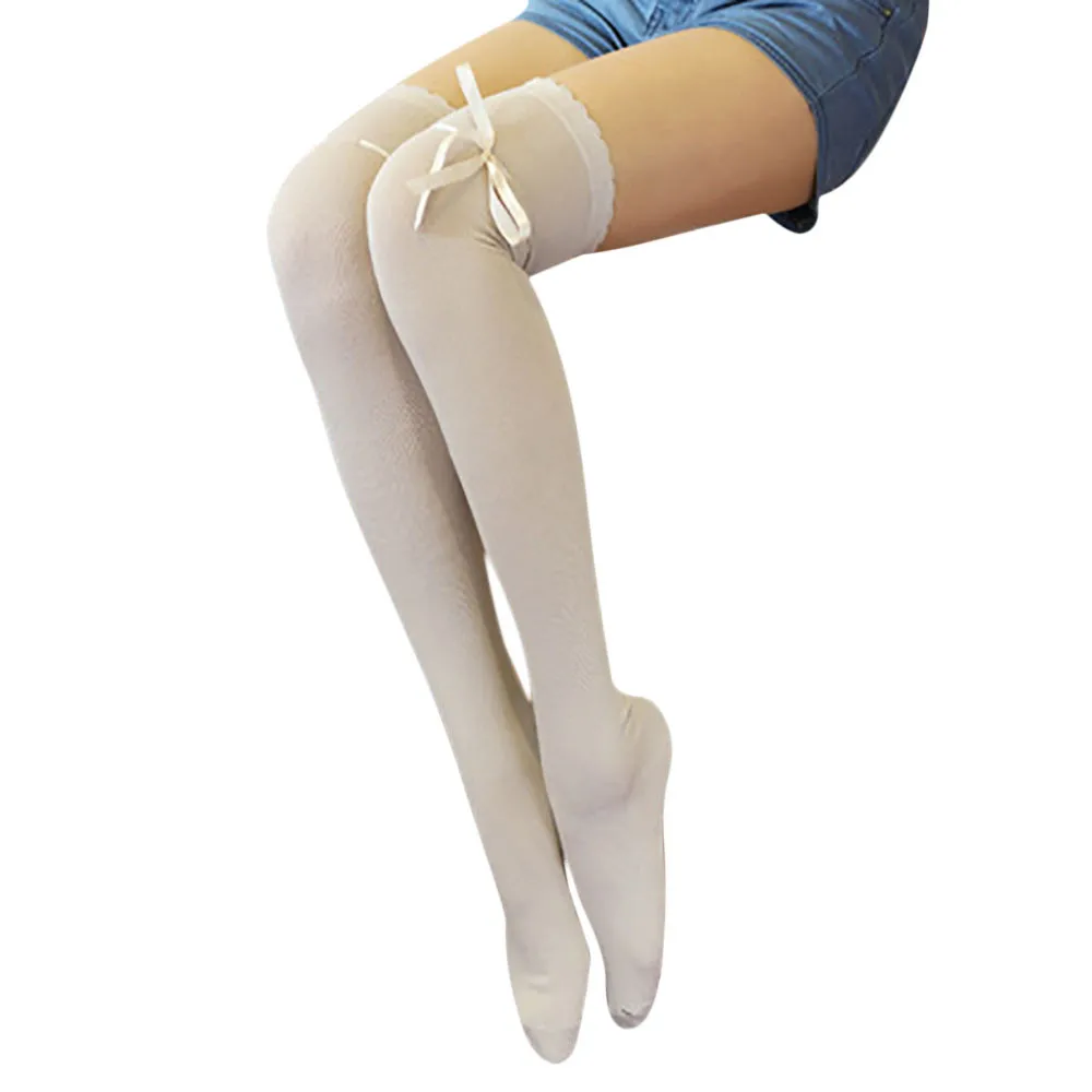 KLV женские сапоги в стиле Харадзюку; Новинка; хлопковые длинные вязаные сапоги выше колена; чулочно-носочные изделия; ; D5 - Цвет: C