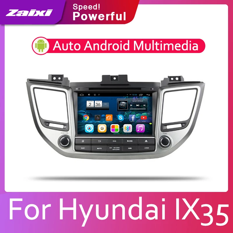 ZaiXi 8 HD 1080P ips ЖК-экран Android 8 Core для hyundai IX35 Tucson~ автомобильный радиоприемник BT 3G4G wifi AUX USB gps Navi