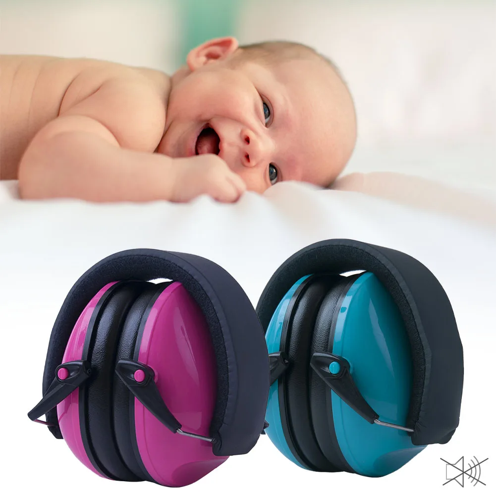 ABS Headphone Hearing Protection Multipurpose Portable Sports Meeting Infant Kids Baby Earmuff Effective Ear Practical