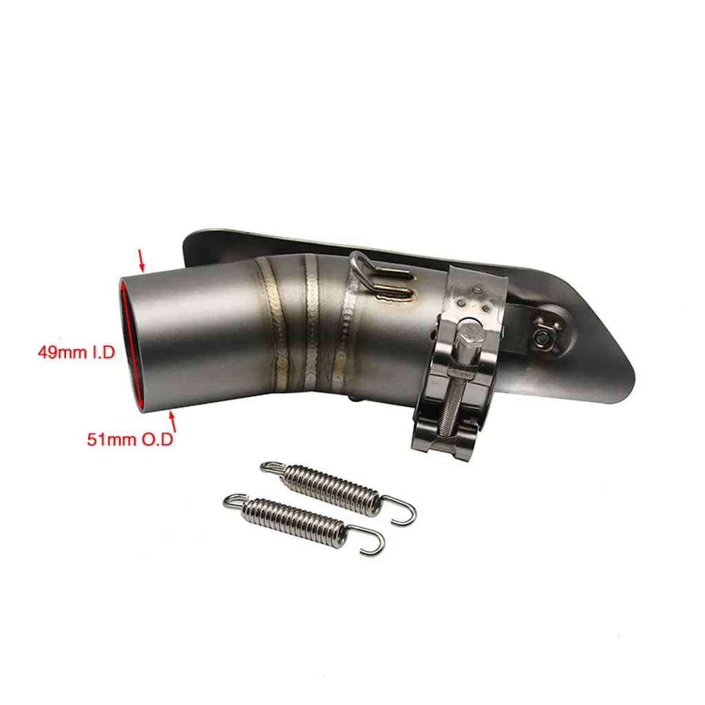Motorcycle Muffler Exhaust Middle Pipe for Suzuki GSX-R 1000 2012-2016