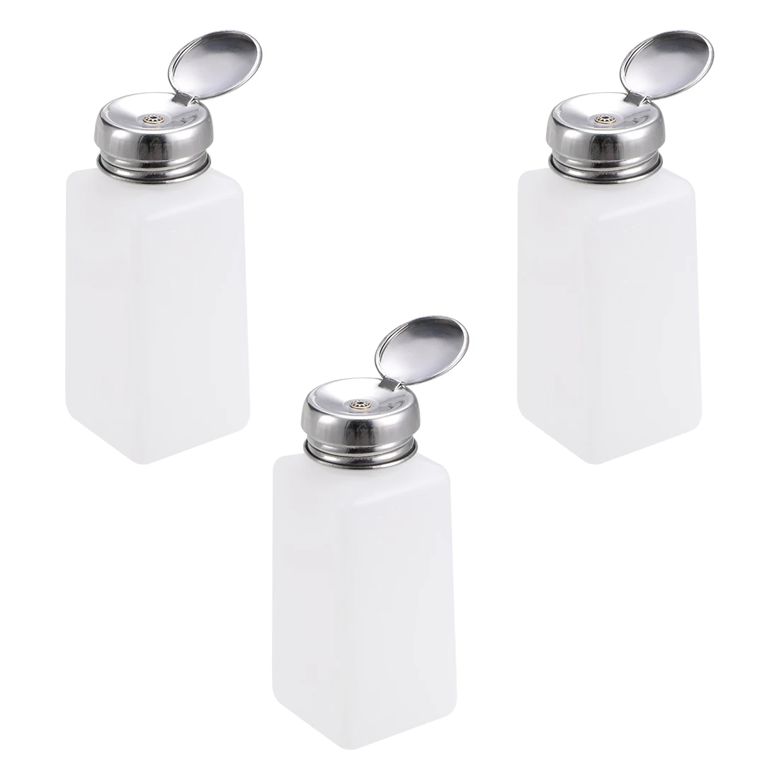 uxcell Alcohol Liquid Press Pumping Dispenser 250ML Nail Polish Remover Empty Bottle 3 Pcs | Инструменты