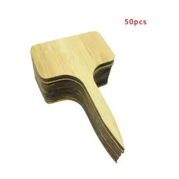 

50 Bamboo Plant Labels in Gift Box (T-Type) - Plant Tags - Cheese Markers