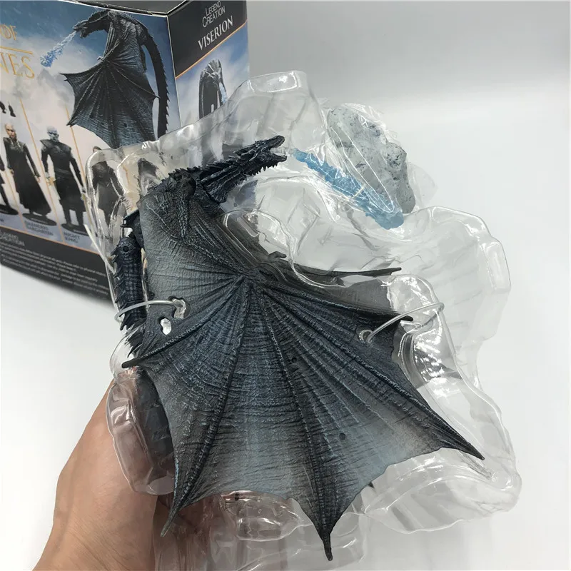 Игра престолов Ice Dragon Joint подвижный вер. ПВХ фигурка из фильма модель украшения игрушки для подарка 19 см