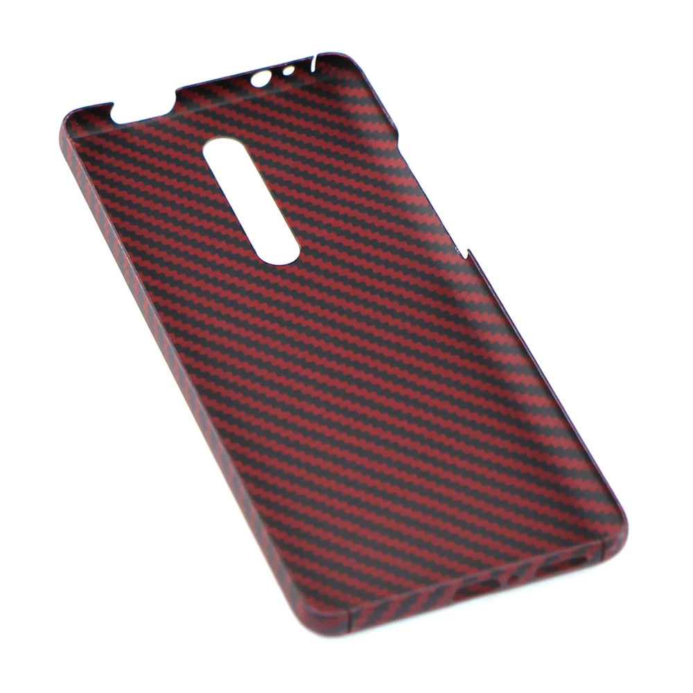 YTF-Carbon real carbon fiber case For redmi k20 pro case Aramid Fiber Back cover Anti-fall Ultra thin redmi k20 phone shell xiaomi leather case chain