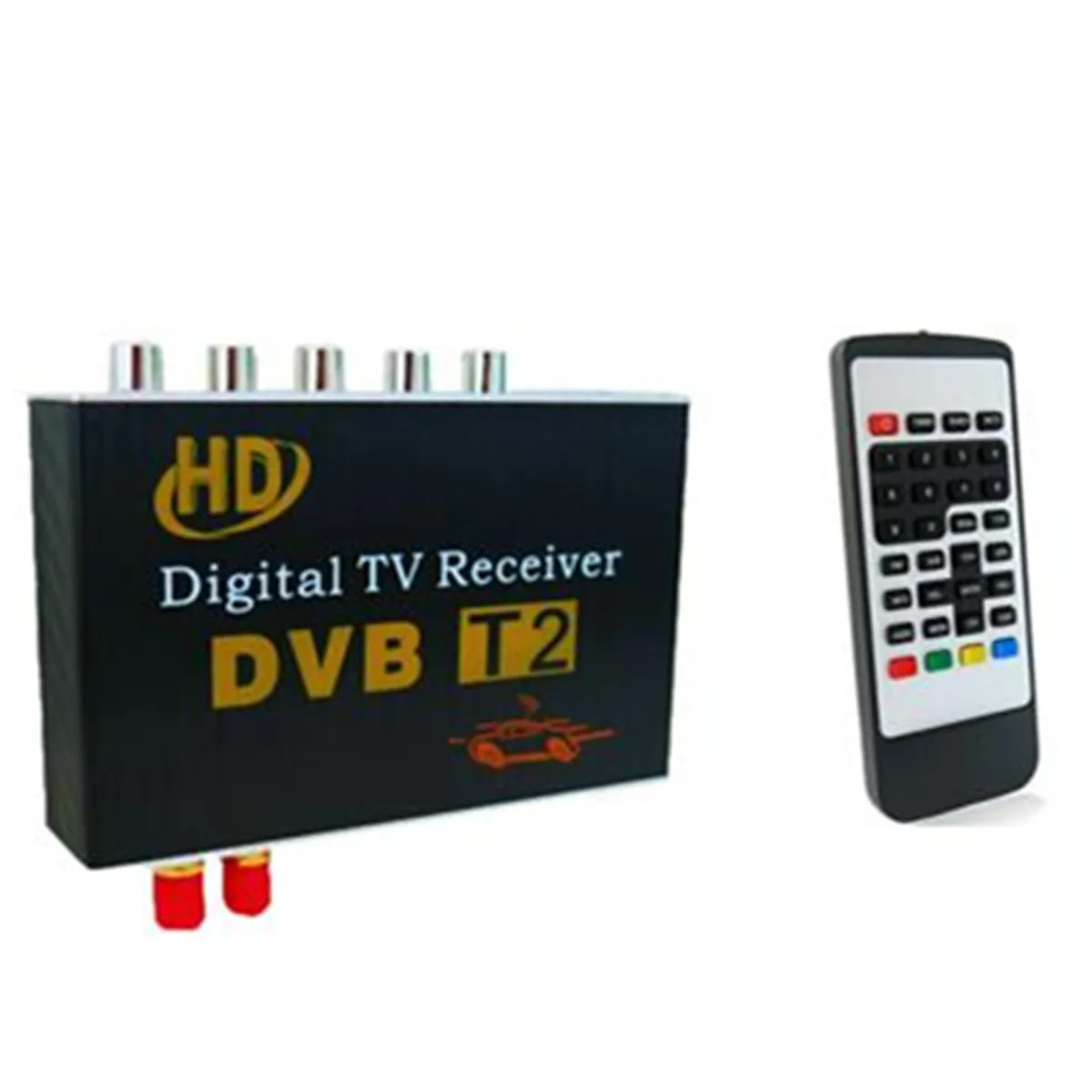 120-150km/h Double Antenna Car DVB T2 Mobile Digital TV Box External USB DVB-T2 Car TV Receiver Russian&Europe&Southeast Asia