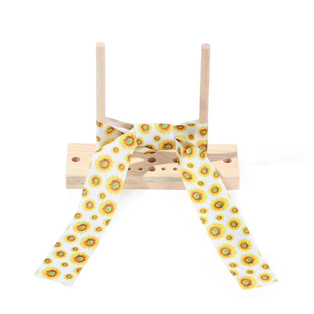 1Set 5 In 1 Multipurpose Hardwood Bow Maker Bowknot Maker Satin Wreath Gift Packing Bowing Making Tool DIY Ribbon Crafts Bowknot