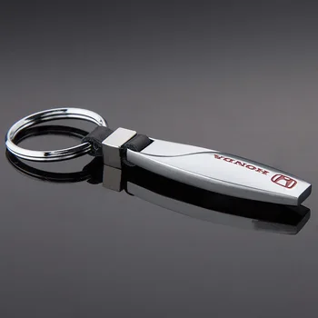 

Auto Car Key Chain For Honda Logo Civic Accord CRV HRV Fit Jazz City Odyssey Jade Inspire Key Ring Holder KeyRing KeyChain