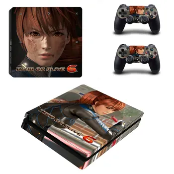 

Dead Or Rlive 6 Style Skin Sticker for PS4 Slim Console & Controllers Decal Vinyl Skins Cover Game Accessories YSP4S-3401