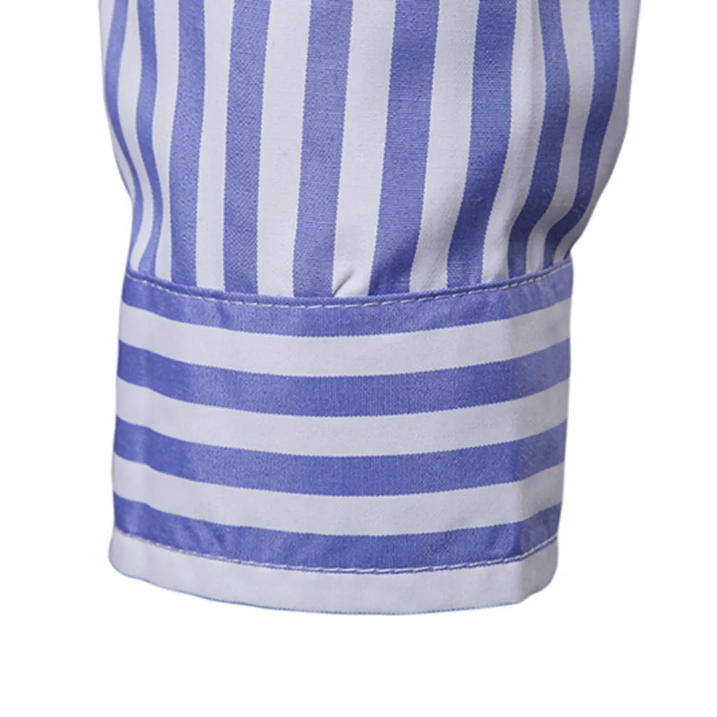Camisa Masculina, тонкая модная мужская рубашка,, длинный рукав, рисунок в полоску, большой размер, повседневный Топ, блузка, рубашки, camisa masculina