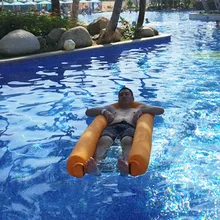 Надувной плавающий шезлонг водный гамак поплавок матрас плавательный бассейн кровать WHShopping
