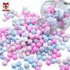 BOBO.BOX 20Pcs Silicone Beads 9MM Round Beads DIY Baby Pacifier Chain Pendant BPA Free Eco-friendly Baby Teether Toy Accessories 3