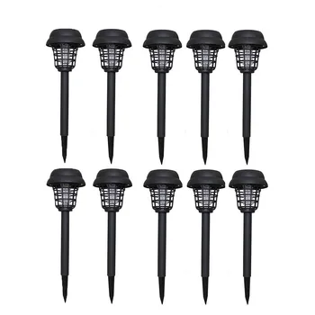 

Garden Mosquito Repellent Solar Powered 10PC Solar Powered LED Light Mosquito Pest Bug Zapper Insect Killer Lamp Garden