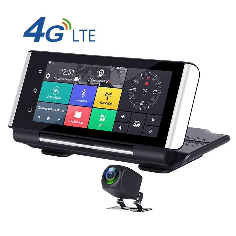 4G ADAS Dash Board Cam wifi Автомобильный видеорегистратор Камера FHD 1080P 7 &quotвидео рекордер