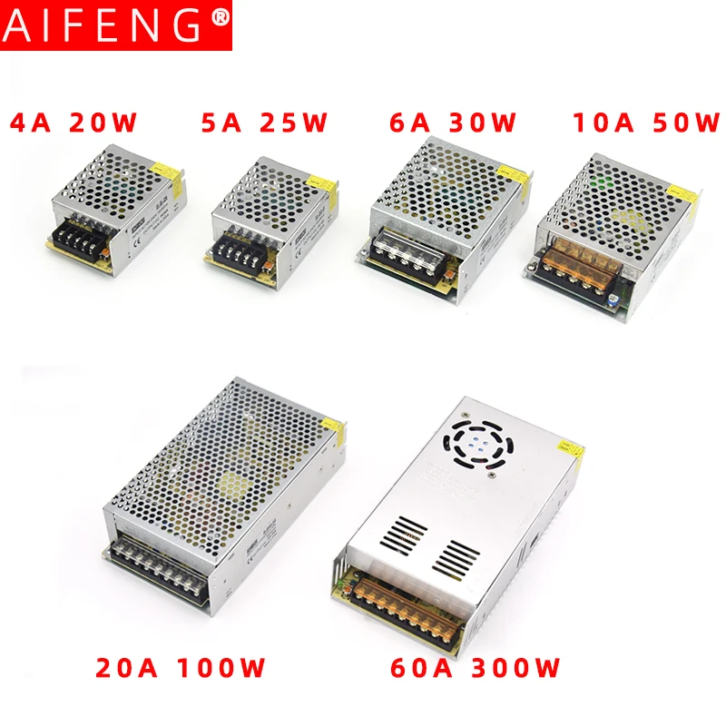 AIFENG импульсный источник питания постоянного тока 5 В 110 В/220 в постоянный ток 4A 5A 6A