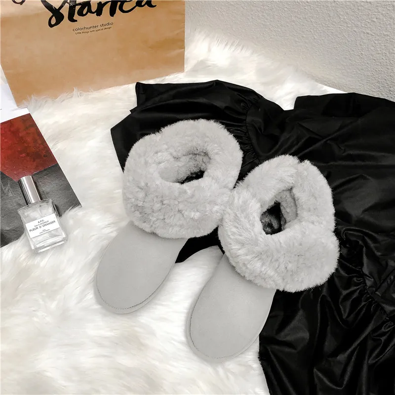 Роскошные Брендовые ботильоны; Новая женская зимняя обувь; теплые зимние ботинки из коровьей кожи с заклепками; женская обувь; zapatos mujer