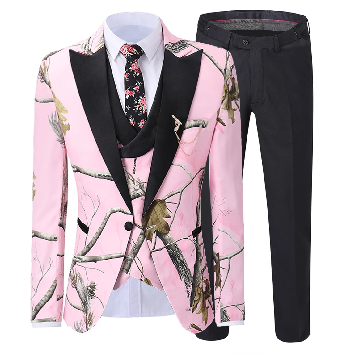 Men Suits 3 piece Leisure Notched Lapel Embroidery Design Wedding Groom Tuxedo (Jacket+Vest+Pants) Men Suits 3 piece Leisure Notched Lapel Embroidery Design Wedding Groom Tuxedo (Jacket+Vest+Pants)