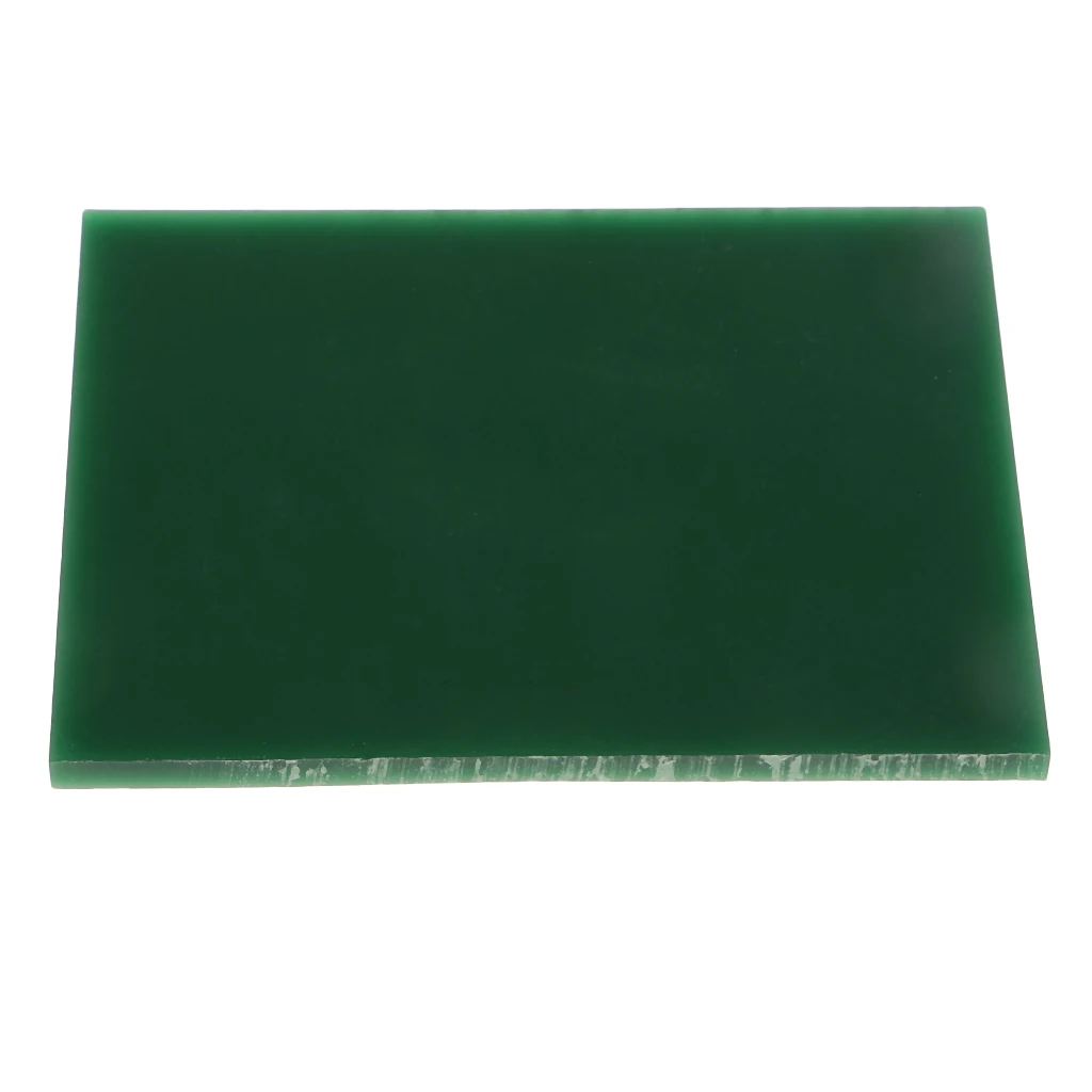 1/2/3/4mm Sculpture Carving Wax Block Green Hard Sliced For Jewelry Making Designing Jewelry Tools 