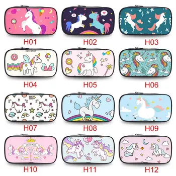 

Big Zipper Unicorn Pencil Case Big Capacity Canvas School Pencil Bag Storage Bag Pen Pouch School Supplies Stationery