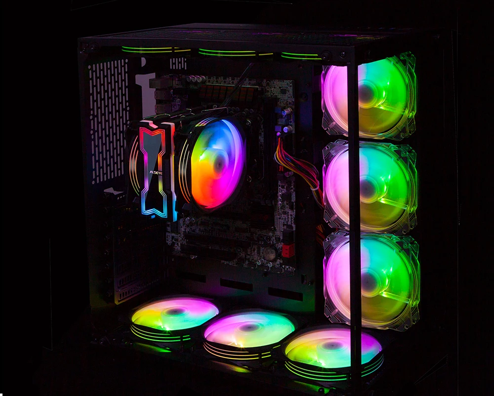 3 pces conjunto rgb ajustável iluminação 4pin