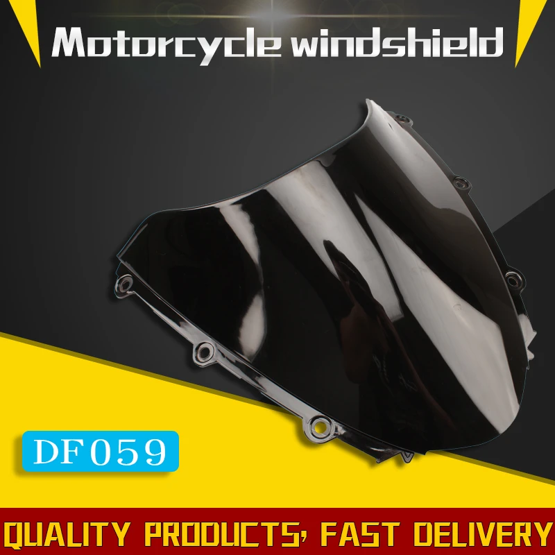 Для Honda CBR 1000 RR 2004 2005 2006 2007 Черный лобового стекла дымчатое лобовое стекло для CBR1000 CBR1000RR CBR 1000RR 04 05 06 07 - Цвет: 1pcs Black