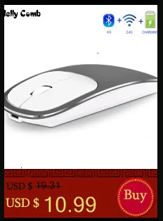 Jelly Comb 2,4 ГГц Беспроводная мышь Бесшумная мышь эргономичная мышь для компьютера ноутбука ПК настольный ноутбук Вертикальная мышь