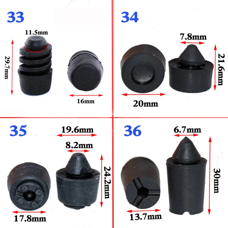 車のエンジンカバードア耐衝撃クッションゴムバッファ桟橋衝撃ブロックトヨタ ホンダ フォードvw日産 オートファスナー クリップ Aliexpress