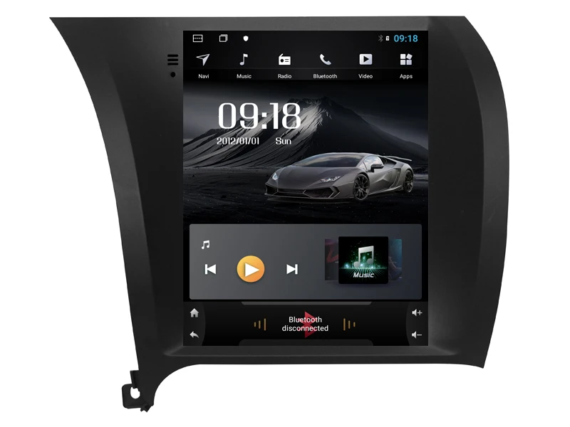 AVGOTOP Android 8,1 Tesla вертикальный экран автомобиля gps-навигация, dvd-плеер 2din для 2012- Kia K3 4+ 64GB встроенная карта