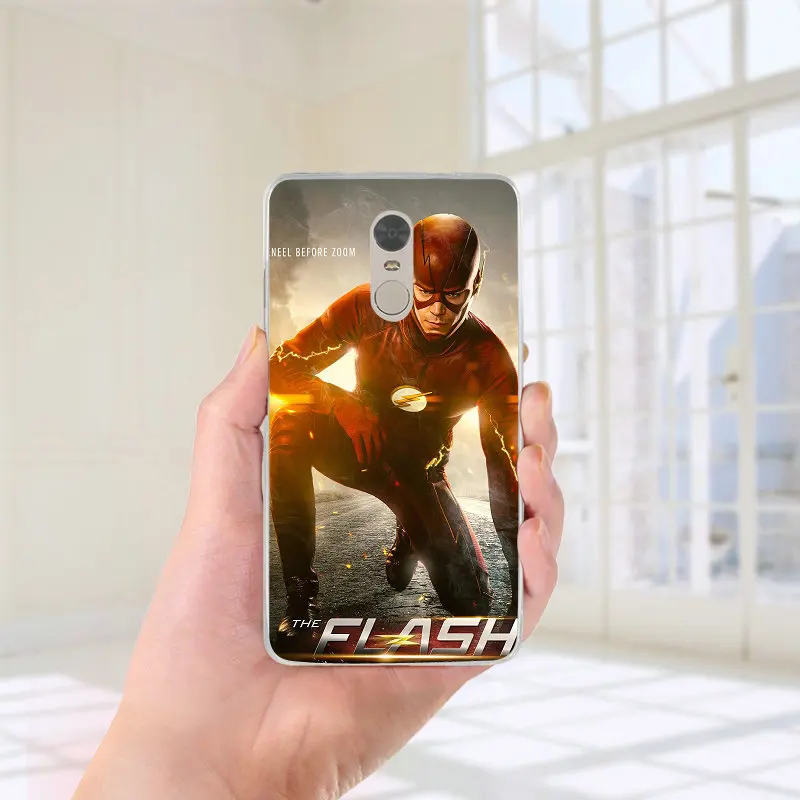 DC Hot tv флэш Барри Аллен мягкий чехол для телефона TPU силиконовый для Xiaomi Redmi Note 2 3 4 4X6 7 7A Y3 K20 Pro Plus Prime сумки