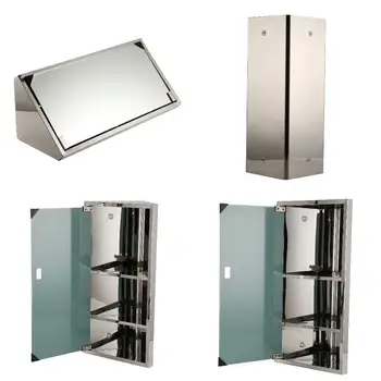 

600x300mm Corner Cabinet Mirror Storage Wall Mounted Useful Convenience Bathroom Unit Door Modern mirror cabinet