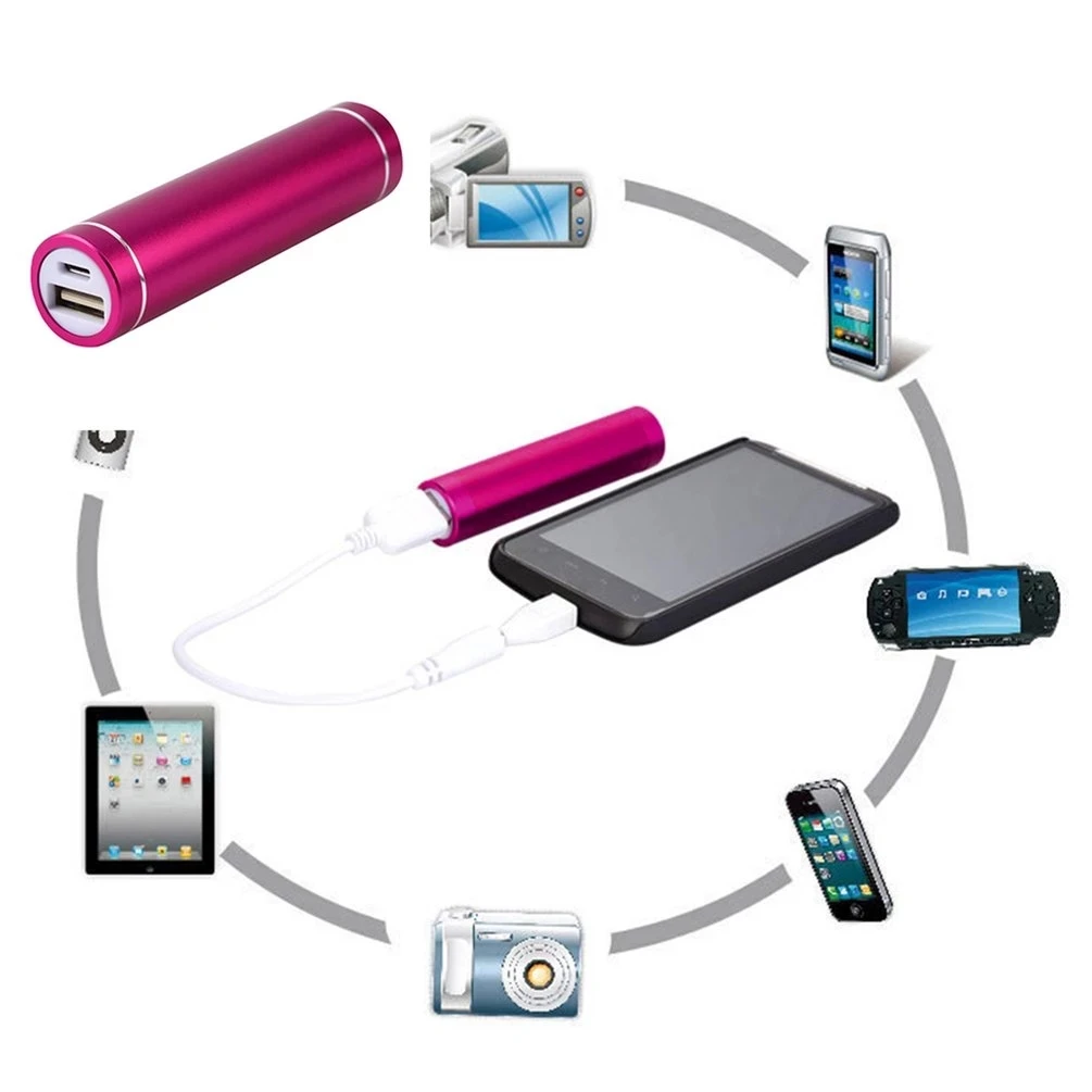 DIY Powerbank Case power bank shell Portable USB Mobile Power Bank Charger Box 18650 Battery Case 1pc powerbank case