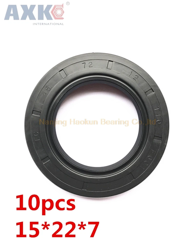 

AXK 10pcs KC15x22x7 Skeleton Oil Seal Seals high-quality Seals Radial shaft seals