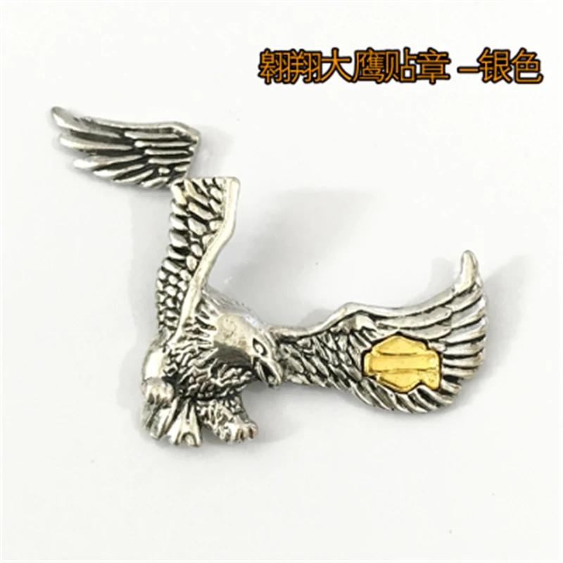 Flying eagle 1 шт. креативный металлический значок для украшения зажигалки на бензине DIY клей на масляной зажигалке аксессуары для курения гаджеты для мужчин подарок - Цвет: Flying eagle