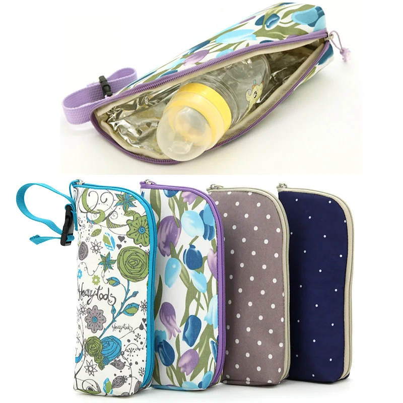 

Baby Water Milk Bottler Warmers Bottle Holder Bags Portable Baby Feeding Bottle Insulation Bag Mummy Stroller Bottle Hanging Bag
