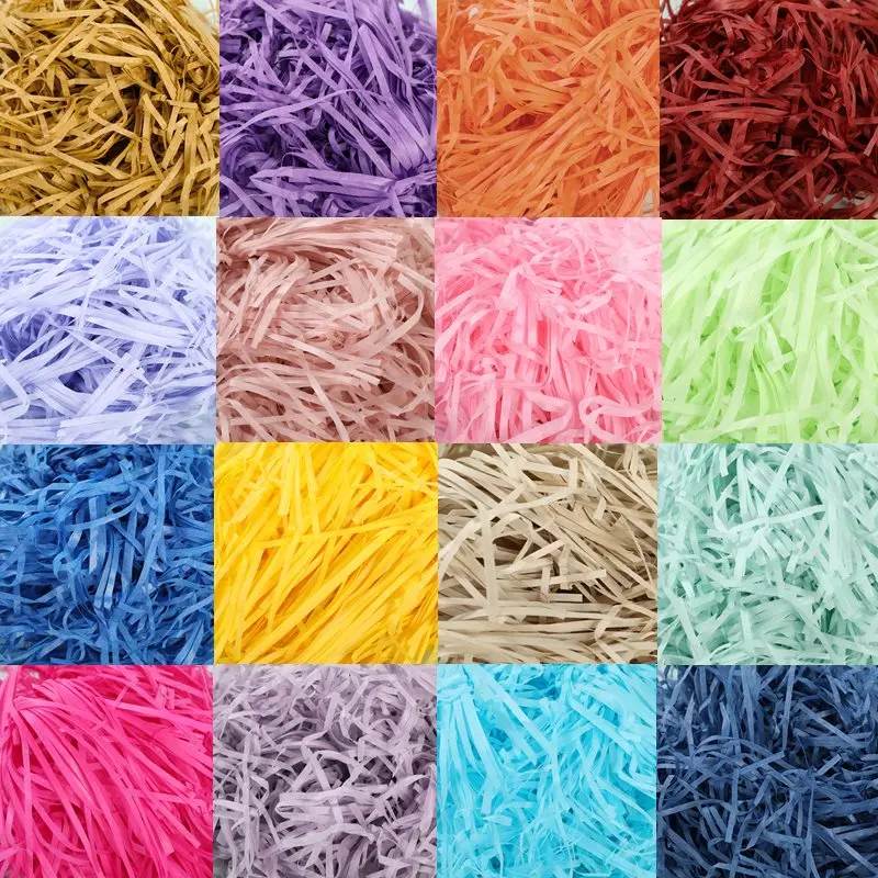 20 г в упаковке DIY бумажная рафия измельченная бумага конфетти Подарочная коробка