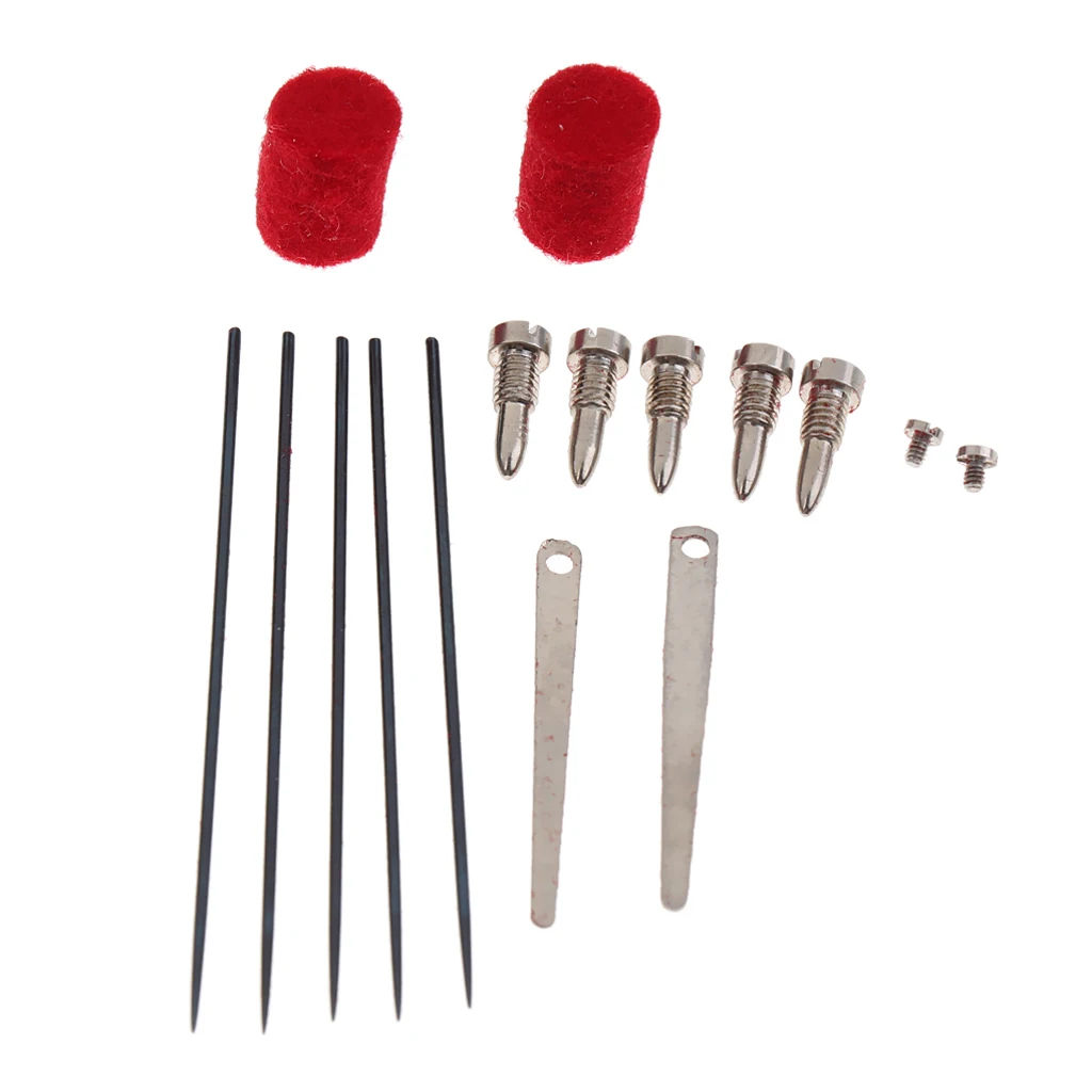16 Pieces Of Set Sax Screws Saxophone Bumper Felts Springs Tool Sax Parts