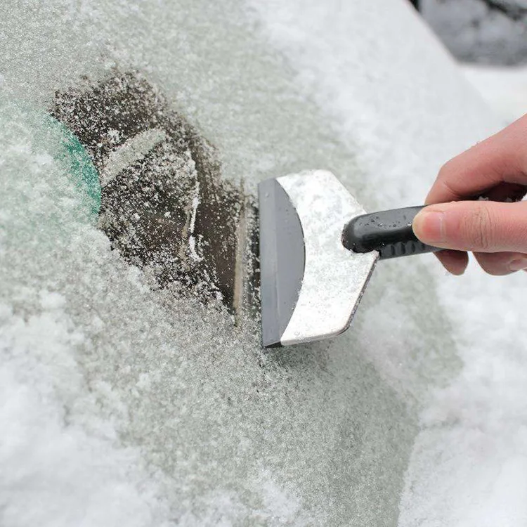 Зима, машина, окно, лобовое стекло, снег, прозрачная лопата, Deicing лопата, машина для уборки снега, инструмент для выскабливания
