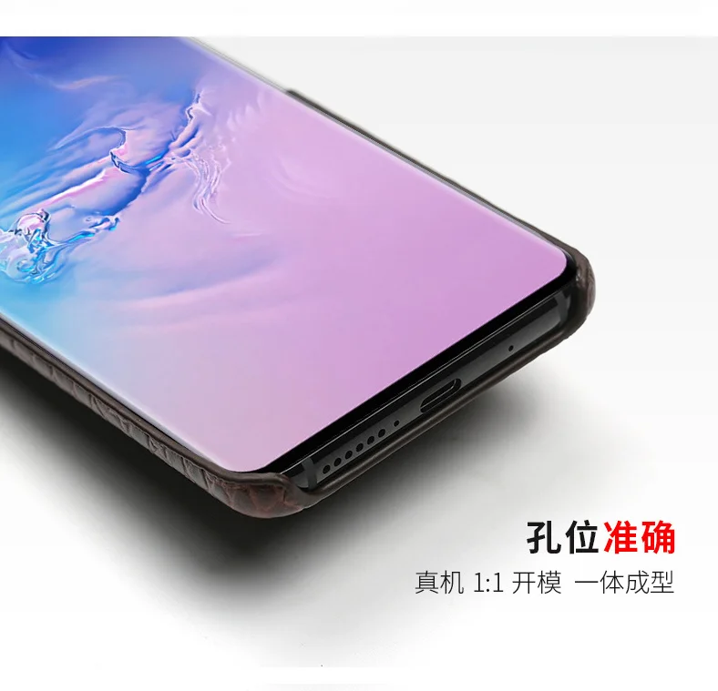 Чехол из натуральной крокодиловой кожи для телефона samsung galaxy A50 A70 A40 A20 Note 8 9 10 S8 S9 S10 plus