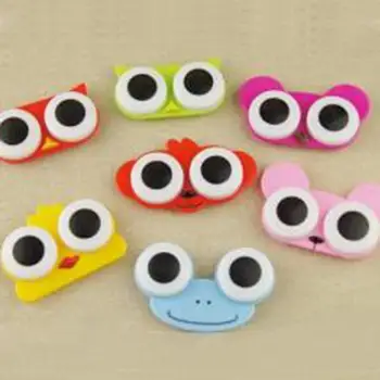

Lovely Cute Women Animal Design Travel Soak Storage Cleaning Contact Lens Box Case Set Travel Kit Box