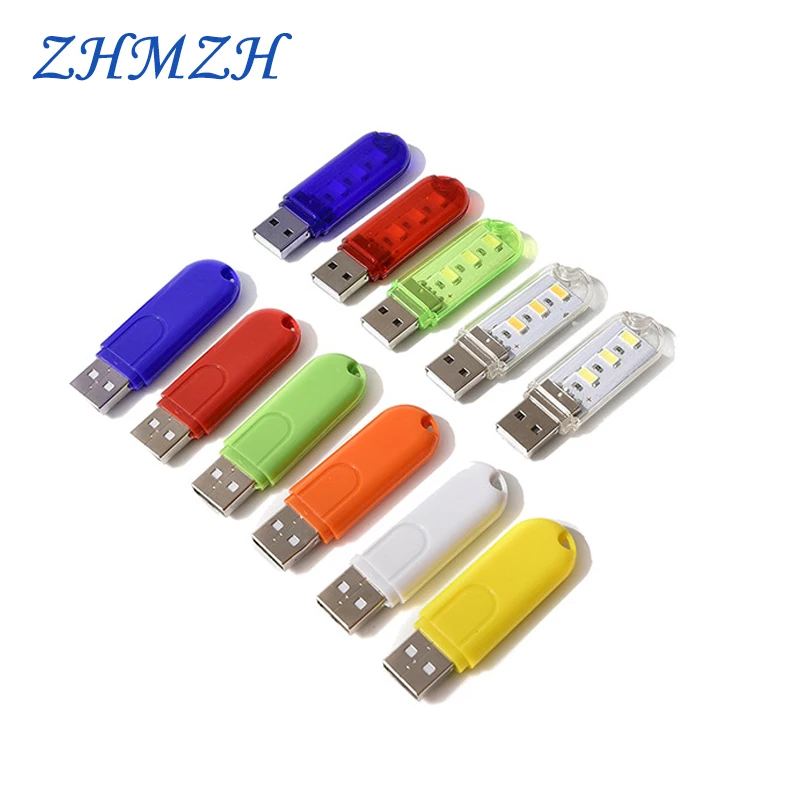 3LEDs 1.5W Reading Lamp USB Night Light Portable