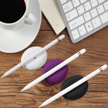

Soft Silicone Anti-Lost Pencil Standing Holder Desktop Storage Dock Stand for Apple iPad Pro Pencil Ipencil Accessories 2020