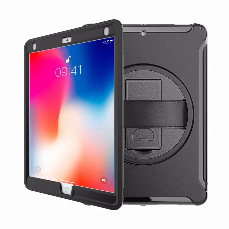 Чехол для iPad Pro 10,5 чехол для iPad Air 3 чехол с держателем для карандашей подставка с ремешком на руку сверхмощный полностью защищающий панцири чехол