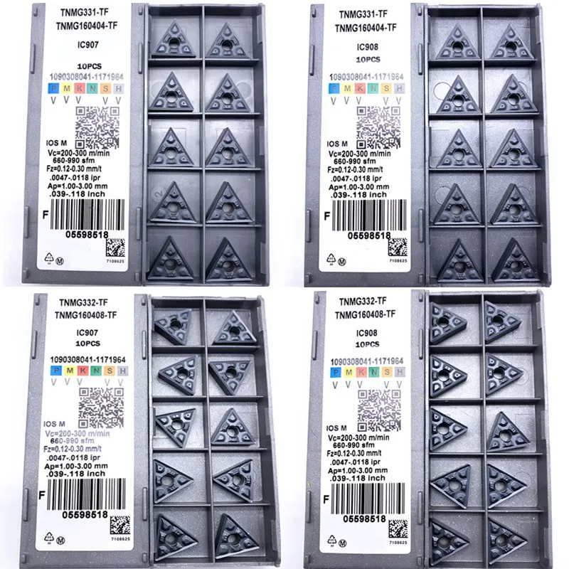TNMG 160404 TF IC907 908 TNMG 160408 TF IC907 908 Płytka