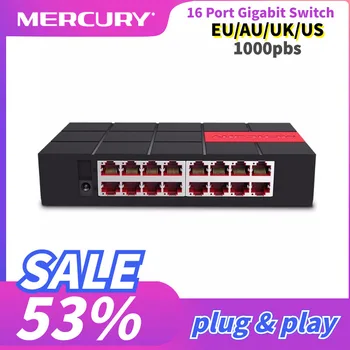 

Mercury Mini 16 port Gigabit switch 10/100/1000Mbps desktop switch hub network Full/Half duplex ( SG116M )