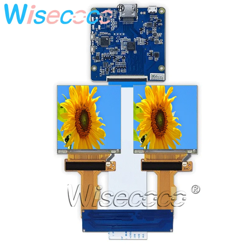 Polegada 1440x1440 vr Display Lcd vr Tela Dupla Mipi 90hz Placa de Motorista 2.9 - Imagem 4