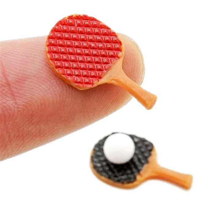 4 шт./комплект миниатюрные ракетки для настольного тенниса и пинг-понга | Дом сад