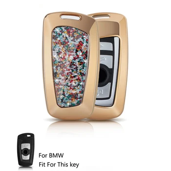 

Car Styling key case holder shell bag For BMW 520 525 f30 f10 F18 118i 320i 1 3 4 5 6 7 Series E36 E46 E90 E91 E92 X3 X4 M3 M4