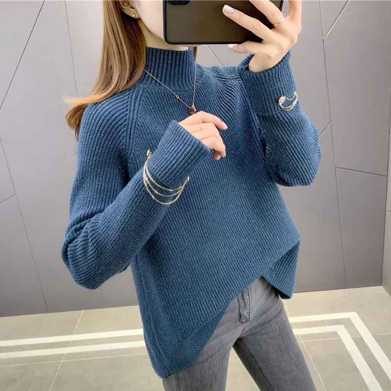 

Room 192466, no. 7 in 4 】 make half a turtleneck shiner chain pullovers [1239] 61
