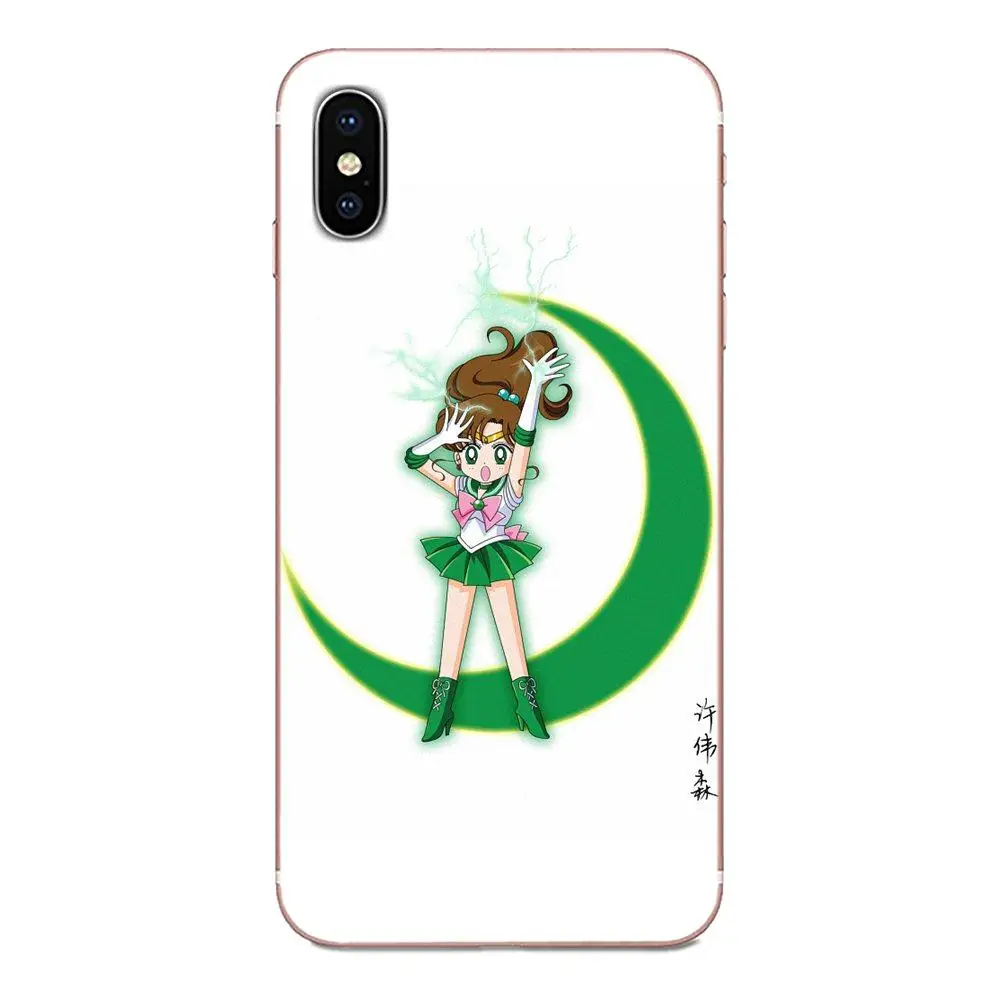 Персональный принт чехол для телефона Apple iPhone 11 Pro X XS Max XR 4 4S 5 5C 5S SE 6 6S 7 8 Plus Moon Sailor