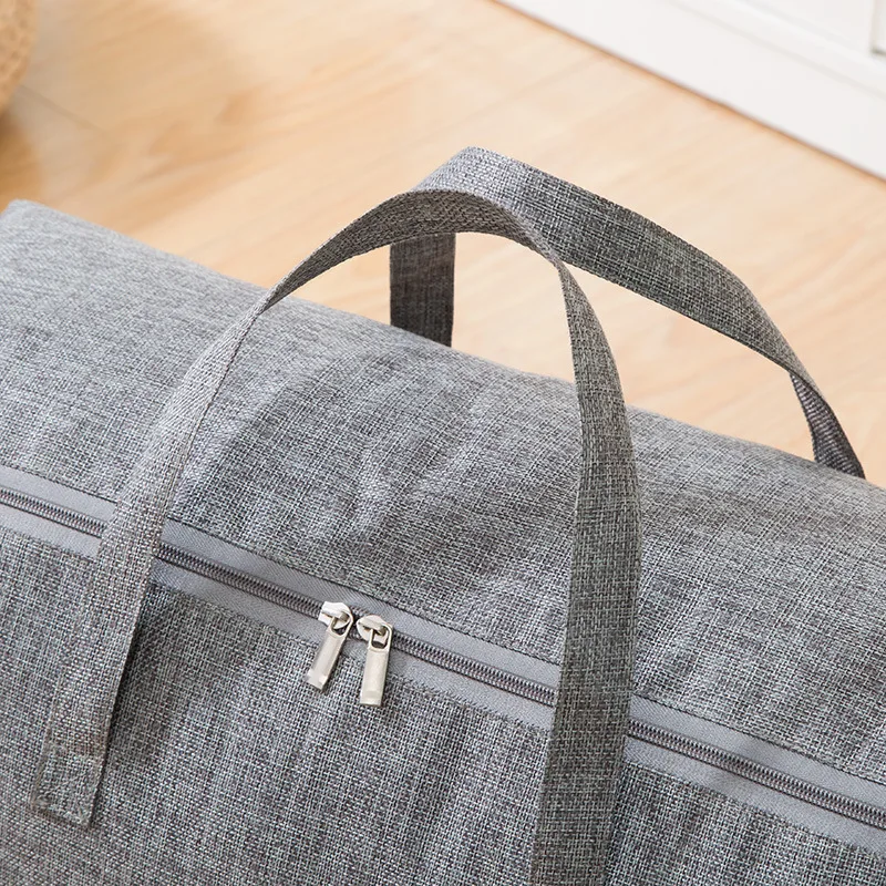 Portable Quilt Clothes Sorting Storage Bag Blanket Closet Sweater Organizer Box With Handle Anti-dust Pack Container Dropship