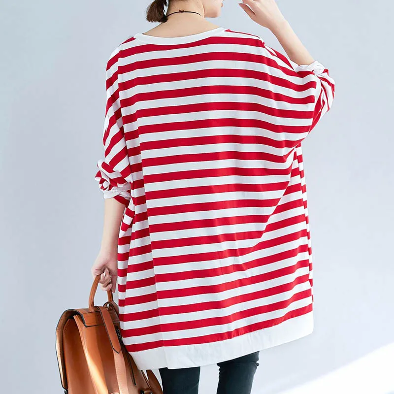 Осенняя женская футболка, большие размеры, обхват груди 150 см, 7XL, 8XL, 9XL, футболка с длинным рукавом, женские красные, синие цвета